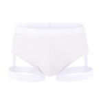 Men’s Sexy Solid Color Suspender Briefs