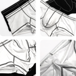 2 Pack Men's Sporty Breathable U Convex Pouch Trunks