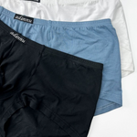 2 Pack Men's Comfy Low-rise Contoured Pouch Trunks