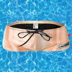 Men’s Sexy Metallic Swim Trunks With Drawstring