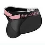2 Pack Men’s Sexy Bikini with See-through Pouch