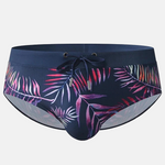Men's Printed Low Rise Swim Briefs