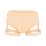 Men’s Sexy Solid Color Suspender Briefs