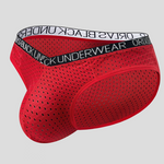 2 Pack Men's Sexy V-shape Waistband Mesh Bikinis
