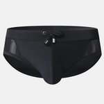 Men's Printed Low Rise Swim Briefs