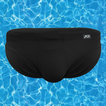 Men’s Solid Color Swim Briefs with Removable Pad