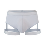 Men’s Sexy Solid Color Suspender Briefs