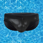 Men's Solid Color Sponge Pad Swim Briefs
