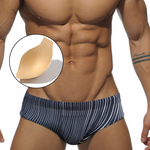 Men’s Stylish Swim Briefs with Removable Pad