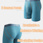 3 Pack Men's Anti-chafing Waffle Boxer Briefs