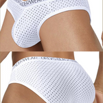 2 Pack Men's Sexy V-shape Waistband Mesh Bikinis