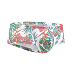 Men's Sexy Botanical Printed Mesh Underwear