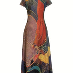 Elina | Artistic Tummy-Flattering Dress