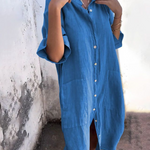 Iris | Boho Shirt Dress