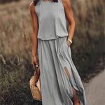 Camille | Sleeveless Maxi Gown