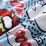 Mens Printing Drawstring Sexy Bikini Swim Briefs