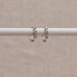 Vienna Stone Huggie Hoops