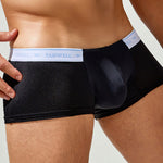 2 Pack Men's Sexy Comfortable Breathable Solid Color Trunks