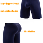 2 Pack Men’s Front Pouch Mesh Boxer Briefs