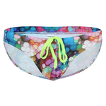 Men’s Sexy Low-rise Print Briefs With Drawstring