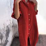 Iris | Boho Shirt Dress