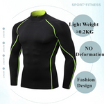 Men's Quick Dry Stretch Sports Long Sleeve