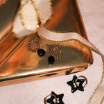 Louane Graceful Drop Stone Twisted Earrings