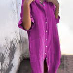 Iris | Boho Shirt Dress
