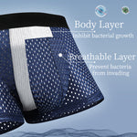 4 Pack Mesh Ice Silk Cool Fresh Men's Trunks