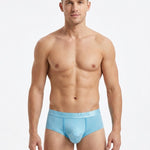 3 Pack Men's Cotton 3D Dual Pouch Low Rise Breathable Briefs