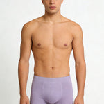 3 Pack Men's Seamless Comfort Solid Color 3D Pouch & Breathable Trunks