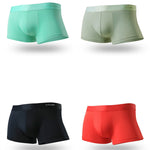 4 Pack Men's Pouch Anti-bacterial Silk Underwear