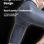 3 Pack Men's Anti-Chafing Seamless Running Briefs