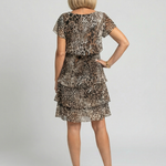 Layla | Animal Print Knee Length Dress