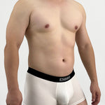 2 Pack Men's Sweat-Wicking Solid U-Pouch Breathable Trunks