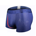 Men's Mesh Thin Ice Silk High-Stretch Comfy Waistband Trunks