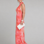 Violet | Halter Printed Maxi Dress