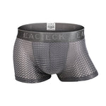 3Pcs Men's Mesh Thin Ice Silk Underwear