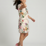 Ava | Refined Petal Knee Length Dress