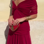 Iryna | Elegant Maxi Dress with V-Neck
