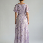 Inez | Flutter Sleeve Midi Dress