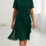 Elyssa | Elegant Comfort Ruffle Dress