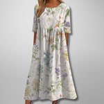 Faye | Relaxed Floral Midi