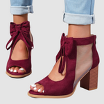 Nira | Bow Charm Orthopedic Heels