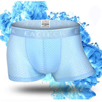 3Pcs Men's Mesh Thin Ice Silk Underwear