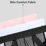2 Pack Men's Sexy Odor-Control Stretch Fit Semi-Transparent Sporty Cut Bikini