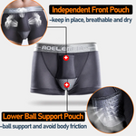 Aoelemen 2 Pack Modal Stretch Separate Pouch Boxer Briefs