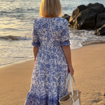 Kaylyn | Porcelain Midi Dress
