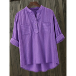LUCILLE™ - Casual Long Sleeve Everyday Collared Top