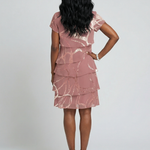 Eleanor | Poised Abstract Knee Length Dress